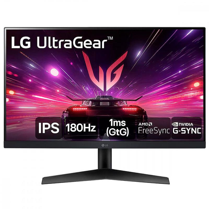 Imagem do produto Monitor Gamer LG Ultragear 24 Full HD 180Hz 1MS HDMI DP IPS HDR Freesync G-Sync Preto - 24GS60F-B em Magazine Luiza